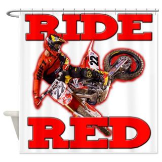  Ride Red 2013 Shower Curtain  Use code FREECART at Checkout