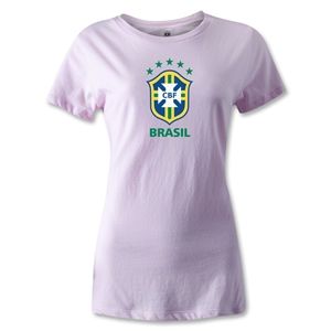 hidden Brazil Womens T Shirt (Pink)