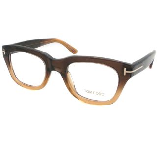 Tom Ford Unisex Amber Brown Plastic Eyeglasses