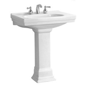 Foremost F19504WH Structure Suite 20 5/8 Pedestal Sink Basin Only