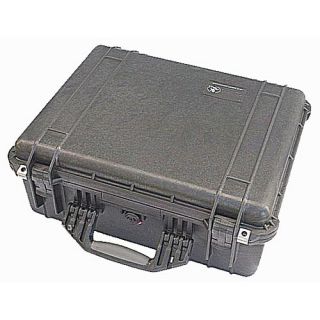 Pelican 1550NFBLACK Case, 20.62 x 16.87 x 8.12 Medium All Purpose Case w/out Foam Black