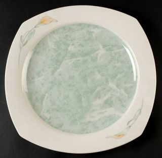 Nikko Diana 12 Chop Plate/Round Platter, Fine China Dinnerware   Quadrille,Gree