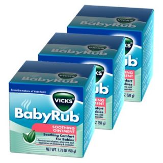 Vicks Baby Rub Soothing Ointment   3 pack