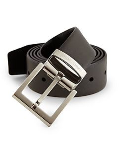 Giorgio Armani Reversible Belt   Espresso