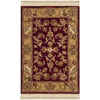 Safavieh Hand made Heritage Red/ Gold Wool Rug (2 X 3)