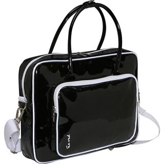 Shine 2 Compact Glossy Laptop Tote   Black