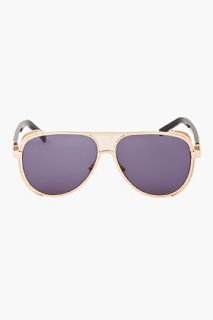 Ksubi Gold Mesh Panel Cisco Aviators