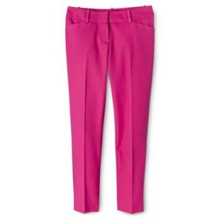 Mossimo Womens Modern Fit Ankle Pant   Vivid Pink 14
