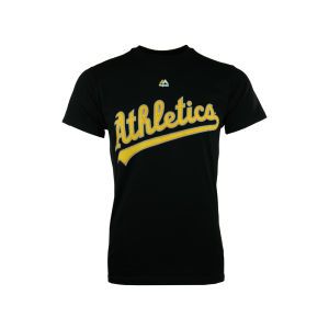 Oakland Athletics Majestic MLB Official Wordmark Team T Shirt