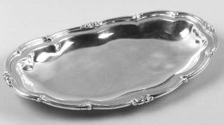 Oneida Melon Plain (Silverplate, Hollowware) Silverplate Bread Tray   Silverplat