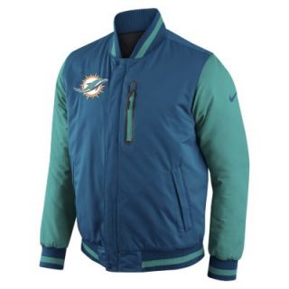 Nike Padded Reversible Defender (NFL Miami Dolphins) Mens Jacket   Marina