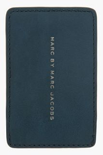 Marc By Marc Jacobs Teal Leopardmania Leather Cardholder