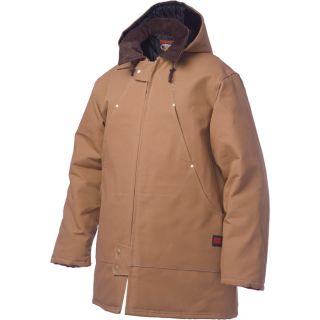 Tough Duck Hydro Parka with Hood   M, Brown