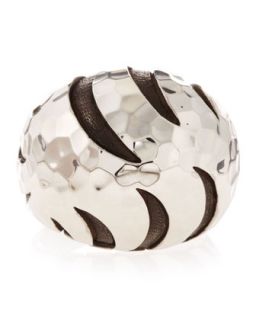 Palu Macan Striped Dome Ring, Size 6