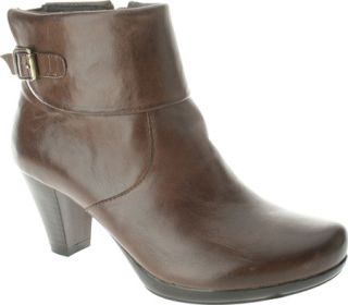 Womens Spring Step Parade   Brown Leather Boots