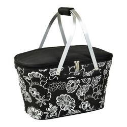 Picnic At Ascot Collapsible Insulated Basket Night Bloom