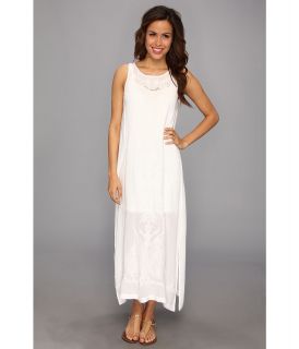 525 america Kaftan Dress With Slip Womens Dress (White)