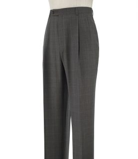 Executive Wool Patterned Pleated Front Trouser JoS. A. Bank