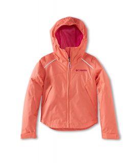 Columbia Kids Wet Reflect Jacket Girls Coat (Orange)