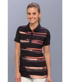 Oakley Curie Polo Womens Short Sleeve Pullover (Black)