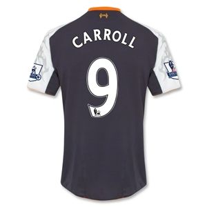 Warrior Liverpool 12/13 CARROLL Third Soccer Jersey