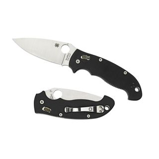 Spyderco Manix2 Xl Black G 10 Plainedge Knife (BlackBlade materials CPM S30VHandle materials G 10Blade length 3.375 inchesHandle length 4.625 inchesWeight 0.3125Dimensions 8 inchesBefore purchasing this product, please familiarize yourself with the 