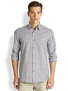  Collection Checked Sportshirt   Natural