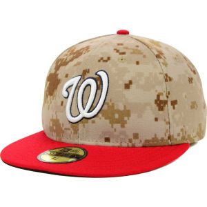 Washington Nationals New Era MLB Authentic Collection Stars and Stripes 59FIFTY Cap