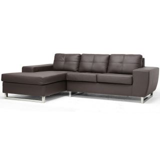 Corbin Brown Modern Sectional Sofa