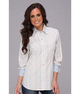 Roper 9012 Off The Grid Check Womens Long Sleeve Button Up (Brown)