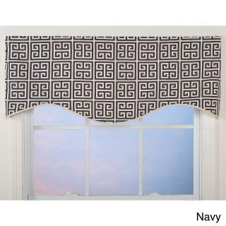 Greek Key Shaped Valance