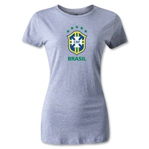 hidden Brazil Womens T Shirt (Gray)