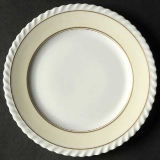 Franconia   Krautheim Marguerite Salad Plate, Fine China Dinnerware   White With