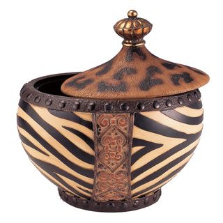 Safari Polyresin Decorative Box