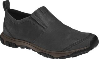 Mens Dunham Mitchell   Charcoal Full Grain Leather Slip on Shoes