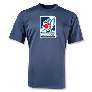 FIFA Interactive World Cup Moisture Wicking Poly Emblem T Shirt (Navy)