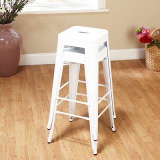 TMS Stackable 30 Bar Stool 39030 Color White