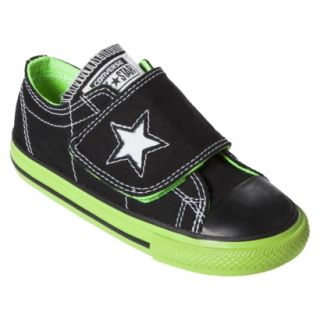 Toddler Converse One Star One Flap Sneaker   Black/Green 10