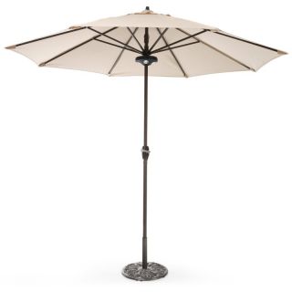 Coral Coast 9 ft. Olefin Auto Tilt Aluminum Patio Umbrella with FREE Umbrella