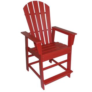 POLYWOOD Recycled Plastic South Beach 24 in. Counter Chair   SBD24SR