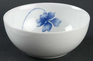Studio Nova Blue Tang Coupe Cereal Bowl, Fine China Dinnerware   Tpd04,Blue Flow