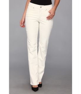 NYDJ Marilyn Straight Leg Stretch Corduroy Womens Jeans (White)