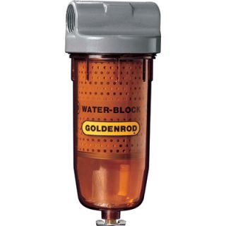 Goldenrod Water Block Fuel Filter   3/4in. Fittings, Model# 496 3/4