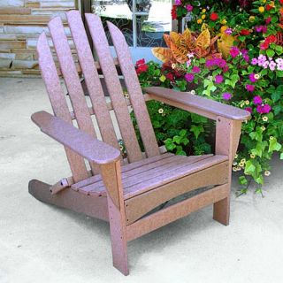 POLYWOOD Recycled Plastic Classic Adirondack Chair Aruba   AD5030AR