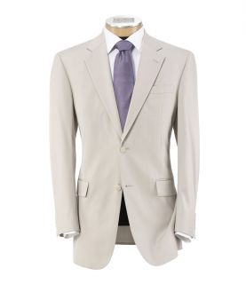 Slim Fit Tropical Blend 2 Button Suit Plain Front Trousers Extended Size JoS. A.