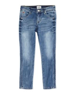 Collin Flap Pocket Slim Jeans, Sky, 7 14