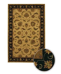 Hand tufted Transitional Mandara Rug (8 X 11) (MultiPattern OrientalMeasures 0.75 inch thickTip We recommend the use of a non skid pad to keep the rug in place on smooth surfaces.All rug sizes are approximate. Due to the difference of monitor colors, so
