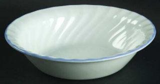 Corning Botanique Soup/Cereal Bowl, Fine China Dinnerware   Impressions,Blue Flo