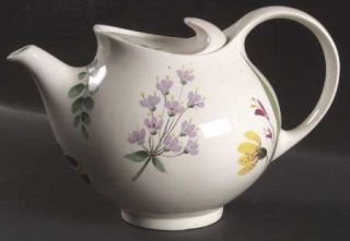 Hall Bouquet Teapot & Lid, Fine China Dinnerware   Eva Zeisel,Hallcraft,Multicol