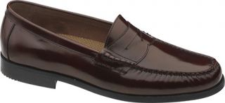 Mens Johnston & Murphy Pannell Penny   Burgundy Brushed Calfskin Penny Loafers
